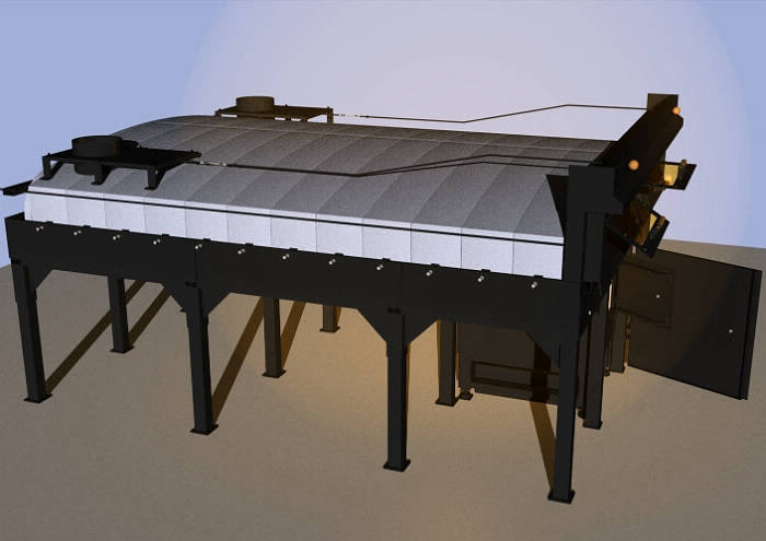 Images conception four à bois