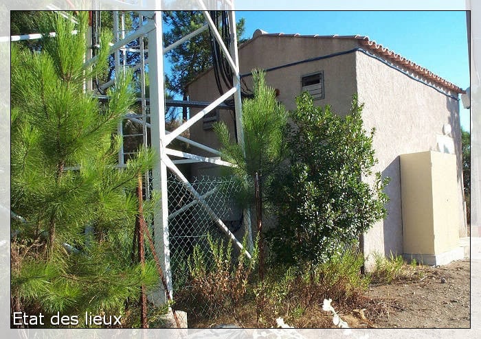 Photomontage 3D antennes relai