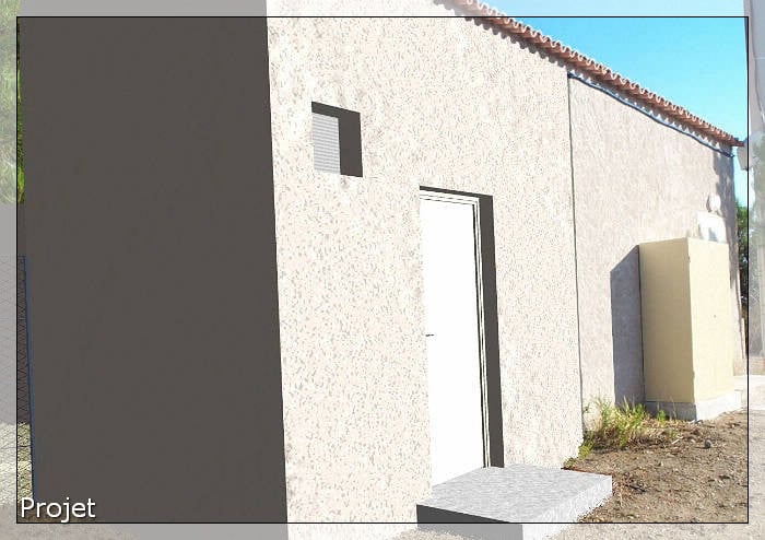 Photomontage 3D antennes relai