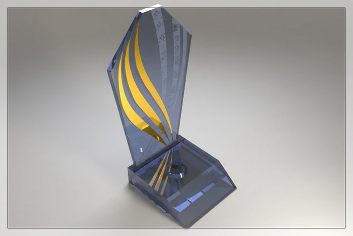 Images fichier 3D pour injection plastique