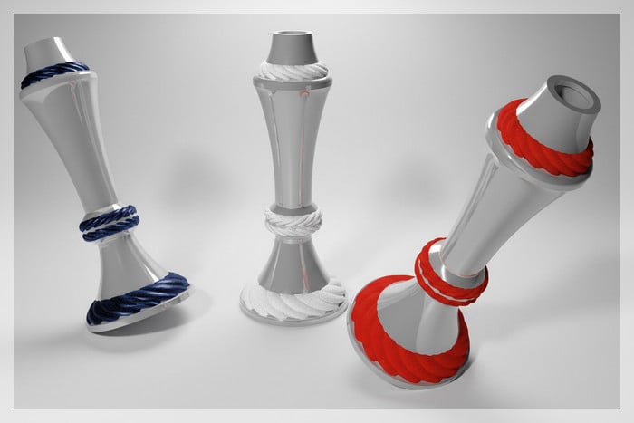 Images fichier 3D pour injection plastique